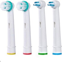 Oal-B 브라운 프로페셔널 Ortho & 파워팁 키트- 4팩 호환 전동칫솔 헤드 Pro