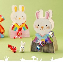 아트랄라 새해토끼저금통(1개) 토끼띠 새해 우드저금통, 01_토끼저금통(단품)