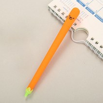 도매토피아 컬러풀 표정 볼펜 오렌지 디자인 판촉볼펜 중성볼펜, 상세페이지 참조