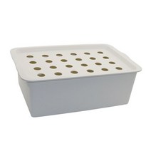 콩나물 키우기 온실 유리 수경재배 만들기 포도 봉지 샤인머스켓 고추 수박 받침대 배 복숭아 왕겨 볏단 끈걸이 과수 지지대 방울토마토1 세트 24 홀 식물 현장 수경 시스템 흙, 회색