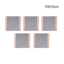 난로 온풍기 가정용 사무실 발풍기 발난로 히팅패드접이식 3단 발히터 전기난방 난방기 usb 5-12v 가열 히터 패드 마사지 온난화 바디 발 겨울 휴대용 따뜻한 플레이트 마우스, 5개 10x10cm