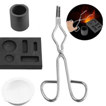 납괴 흑연 도가니 세트 잉곳 금형 금은 토치 녹는 키트 도구, 1개