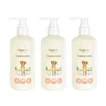 오가베베 아기 로션 크리미로션 베이비 초고보습 바디 얼굴 유아, 3개, 300ml
