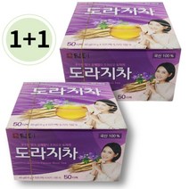 LOHANS 국산 1+1 세트 도라지차 티백 50티+50티, 50T+50T