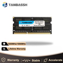TANBASSH-노트북 메모리 램 4GB 8GB DDR3 1600MHz 1333MHz 1.35v 1.5v Sodimm, [03] 4GB 1600 1.35v, 03 4GB 1600 1.35v