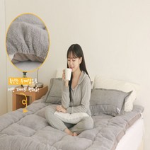 4계절사용가능 자가발열토퍼 발열토퍼 양털토퍼 토퍼매트리스 토퍼양면 차박토퍼