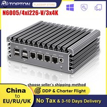 2.5G 소프트 라우터 펜티엄 N6005 셀러론 N5105 4 인텔 i226V 2500M 네트워크 카드 TPM2.0 3x4K @ 60Hz VPN 서버 방화벽 미니 PC, 해외공급사, Intel Celeron N5105 + UK, 16GB DDR4 128GB NVMe