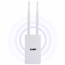 KuWFi 옥외 WiFi 리피터 고출력 1200Mbps 무선 AP 라우터 이중 밴드 2.4G/5G 고 이득 2 x 5dBi Wifi 안테나 24V POE, [01] N595, 01 N595