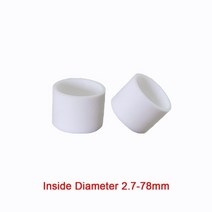 2.8mm-78.5mm 실리콘 고무 라운드 캡 의자 가구 피트 파이프 튜브 엔드 커버 더스트 씰 보호 가스켓 화이트, 01 White_42 56.5mm-1pcs