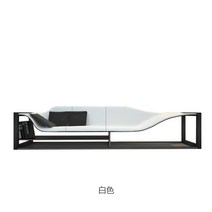 북유럽 디자이너 럭셔리 쇼파 2인용 인테리어, A. 화이트