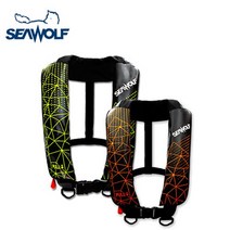 씨울프 HS-A500 수분감지식 구명조끼 (구명복), 그린