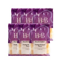 홀랜드앤바랫 크런치 파인애플 피스 250g Holland & Barrett Chunky Pineapple Pieces, 6팩