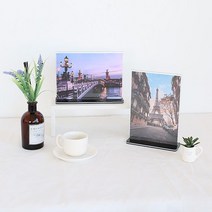 가족사진 커피숍 매장 POP 메뉴판 액자 아크릴 프레임 A572394EA, 세로형