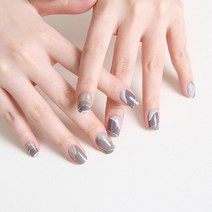 티올라 붙이는 볼륨 젤 네일 스티커 모던 웨이브