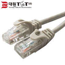 연승샵 기가랜케이블 평면랜케이블 기가 인터넷선 초고속인터넷전용, CAT.5E UTP 3M 회색, 1개