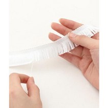 소잉홀릭 태슬레이스) 베이직태슬장식 블레이드(화이트) - 장식끈 수술레이스 (70-972)