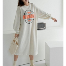 나니까 루즈핏 캐주얼 원피스 홈웨어 롱원피스 집순이옷