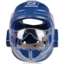 무술용품 운동복 격투기 보호장비 의류 taekwondo helmet boxing headgear karate capacete dobok kickboxing sanda head, 파란색, l