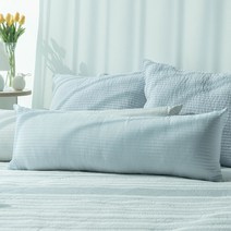 아이스 냉감 바디필로우 쿨 롱쿠션 솜포함, 냉감아이스_스카이블루