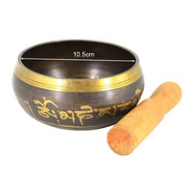 싱잉볼 명상종 명상 네팔 미니 티벳종 buddha sound bowl tibetan, 10.5cm
