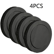 자동차 방음재 차량용 신슐레이터 흡음재 4p 보편적 인 스피커 반지 방음 부속품 자동 오디오 증강 인자 체계 저음 문 손질 각자 접착 성, Black