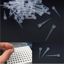 대용량 벌크 실험용 마이크로피펫 팁 약1000개 실험실 과학놀이 과학 관찰