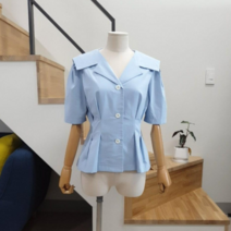 [옷 만들기 패턴지] 볼륨 블라우스(아동 여성) _ 톡톡패턴, 아동