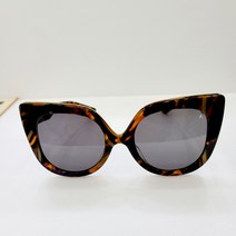 뿔테 캣츠아이선글라스 ATOR 0005 53 브라운호피 동글이선글라스