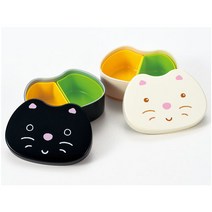 일본[하코야]/에니멀 런치도시락/동물캐릭터를 소재/ 동글동글 귀여운 이미지/일본완제품, 블랙