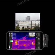 HD 스마트폰 외부 적외선 열 화상 카메라 휴대용 회로 방역 체온 체크영상, HT-101