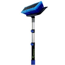 EVERSPROUT 4.8~91.4cm(1.5~3피트) 스크럽 브러시 | 내장 고무 범퍼 | 경량 연장 폴 핸들 | 부드러운 빗살 세척 자동차 RV 보트 태양열 패널 데크