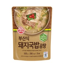 오뚜기 부산식 돼지국밥 곰탕, 500g, 10개