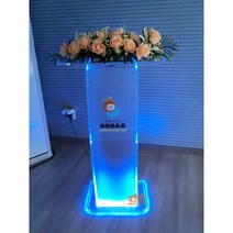 아크릴 단상 강연대 리셉션 투명 연단 강의대 데스크, 완전 매트