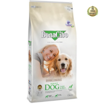 라이브잇 보나시보 어덜트 큰알갱이 강아지 건식 사료, 7개, 15kg, 양