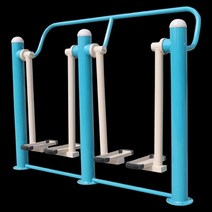 공원 야외 운동기구 놀이터 등산로 오금 펴기 철봉, E옵션