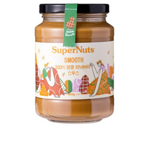 슈퍼너츠 100% 땅콩 피넛버터 스무스, 10개, 460g
