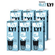 [오틀리] 스웨덴 귀리우유 1L 6팩(1박스), 주문선택:초코 1L 6팩