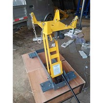 밋션 자키 미션 잭 작기 브래킷 2톤 리프팅 공구, 기어박스 브래킷 옐로우(트레이 조절 가능)