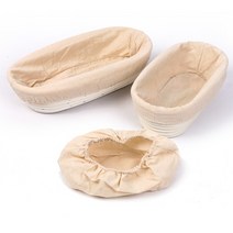 쿠킹플러스 박코르프 타원형 원형 반느통 발효바구니 발효천 바네통 발효빵틀(2type)