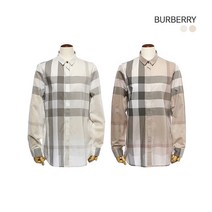 [버버리] BURBERRY 브릿 체크 코튼 셔츠 (3976480/4015248/406165