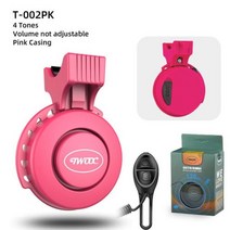 TWOOC T-002 자전거 전자 벨 스쿠터 사이렌 트럼펫 알람 USB 충전 사이클링 오디오 경고 안전 승마, T-002 PK 4 Tones, China