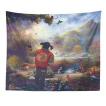 가스등 게이트키프 걸보스 치프 에덴 태피스트리 정원 벽걸이 예술 침실 거실 장식 집, [02] 150 x 100cm, [01] As Shown