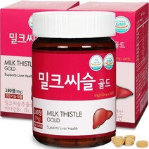 밀크씨슬 골드 대용량 12개월 180정x2병/밀크씨슬260mg