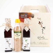 참기름선물세트 실속형1호(참기름+들기름+참깨), 실속형1호(참+들+깨), 270ml