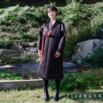[23010] 매화 누비 두루마기 생활한복 / 겨울 누비 외투 반코트 여자 여성 보살님 한복 개량한복 패션한복 감성한복 사찰복 수련복 법복 절복 승복 템플스테이 지장사