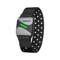 COOSPO 심박계 암밴드 심박 센서 광학식 하트 레이트 모니터 Bluetooth&ANT+ 대응 IP67 방수 심박수 존 LED 인디케이터 라이트 Strava Zwift Wahoo