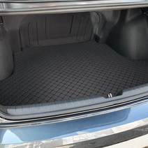 카프트 쏘나타 DN8 트렁크매트 프리미엄 퀄팅 가죽, LPG, 브라운