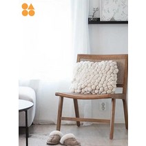 사이드 거실 틈새 일본식 침대 협탁 콘솔 테이블 라탄, 45x45cm, 핸드메이드, 세탁기 사용 불가 구매 전 주의 사항