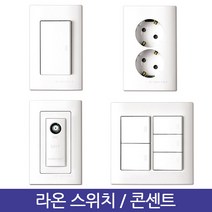 신동아 라온 스위치 콘센트 커버 교체 화이트 맹커버 방우콘센트, 29.라온 8P 2구+CATV2방