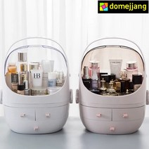 도매짱 화장품 정리함 정리대 화장대 립스틱 정리 보관함 수납함 향수 진열대 (domejjang), 02.인디핑크
